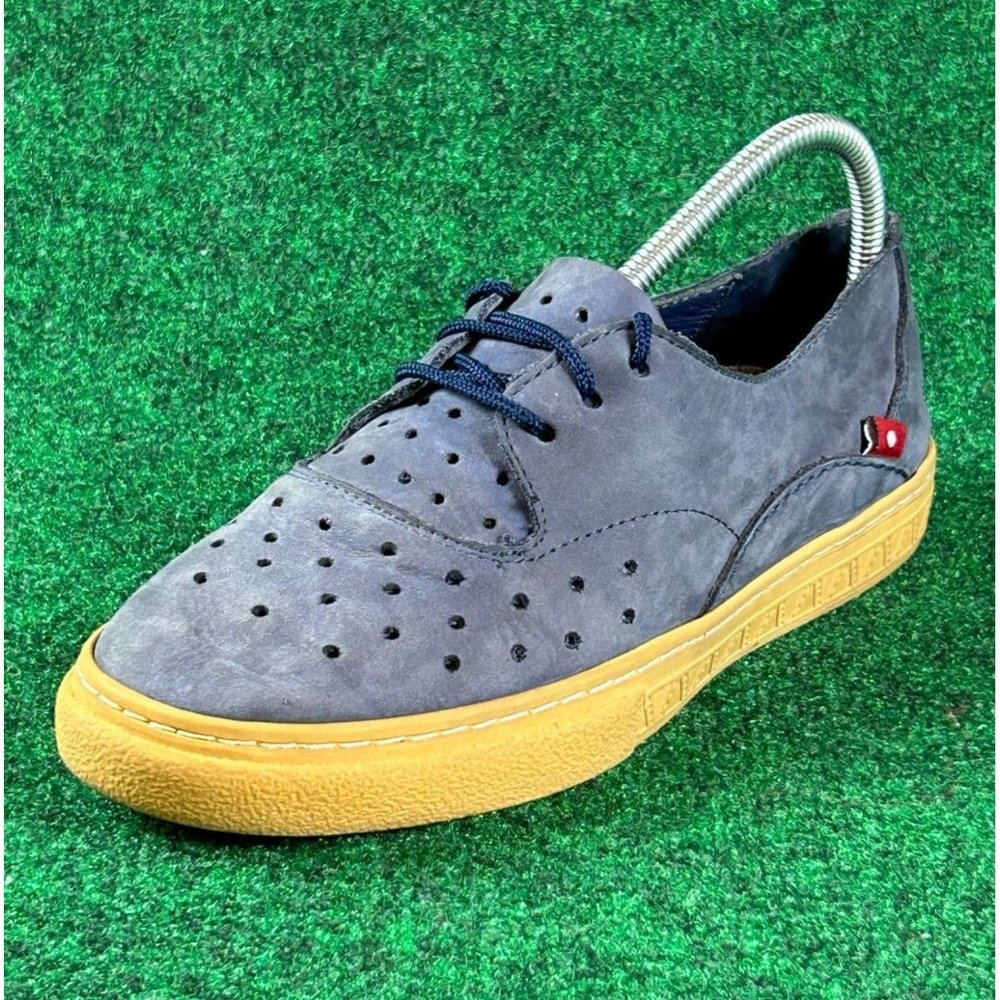 Oliberte Perforated Navy Nubuck Suede‎ Athletic Sneakers Womens Size 9